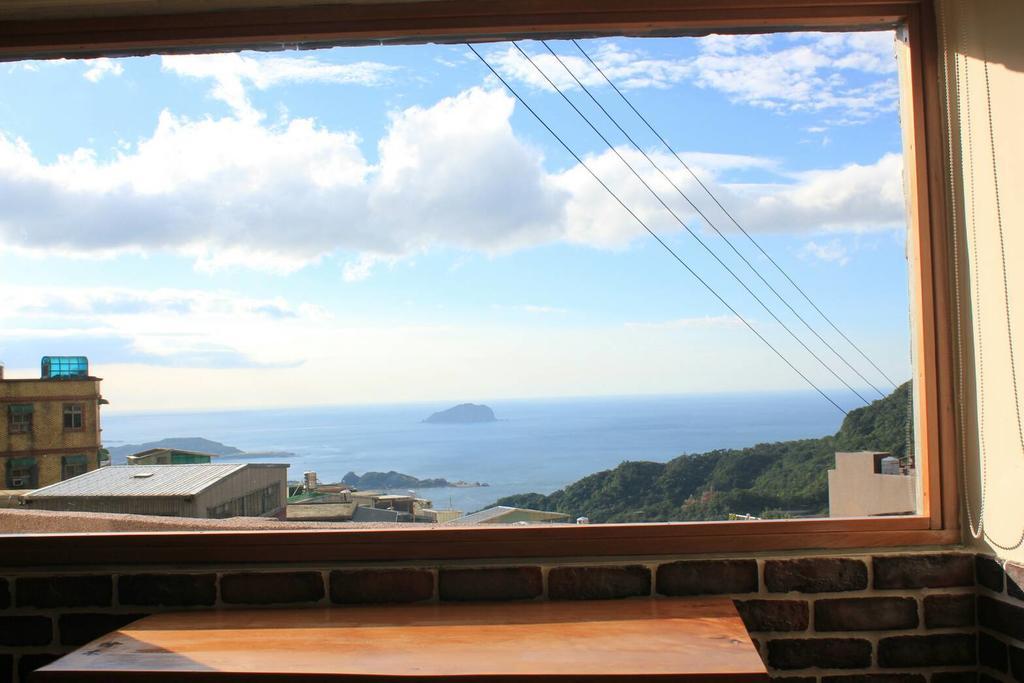 九份山海灣民宿 I 近老街 L 海景檜木房 Luaran gambar
